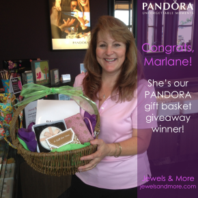 PANDORA Gift Basket Giveaway Winner: Congrats, Marlane!